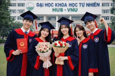 3 lý do nên chọn thuê áo cử nhân HUS-VU tại Duyên Hà