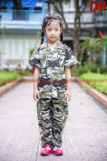 Trang phục bộ đội rằn ri trẻ em TPPV03