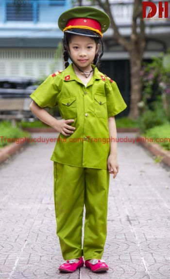 Trang phục công an trẻ em TPPV07