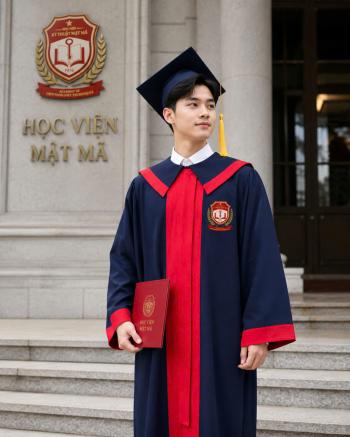 Bán và cho thuê áo cử nhân Học viện Kỹ thuật mật mã