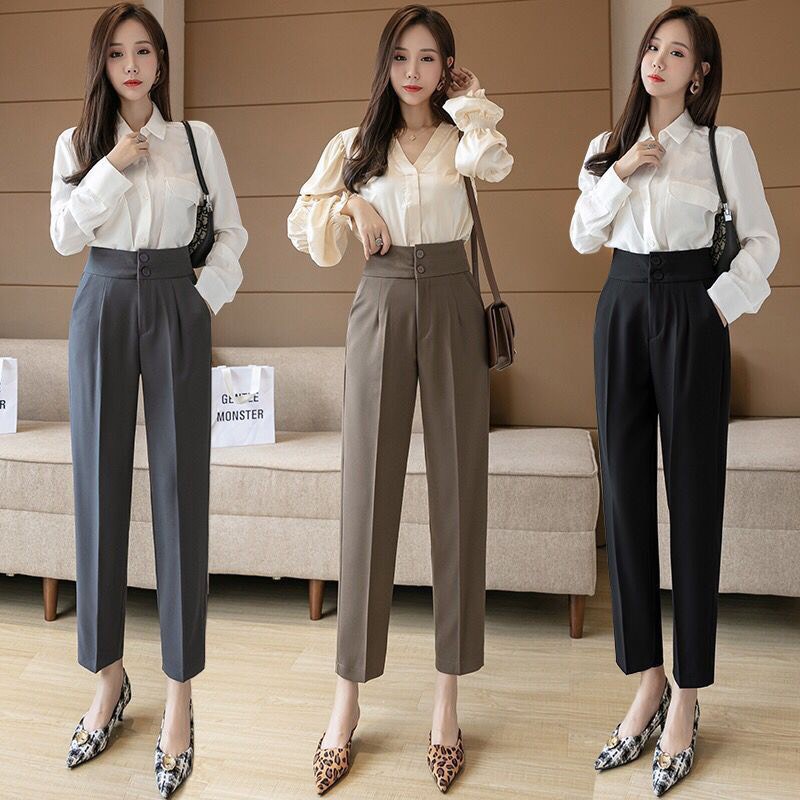 Các loại quần tây nữ chuẩn Hàn Quốc HOT nhất 2023, các nàng nên sắm
