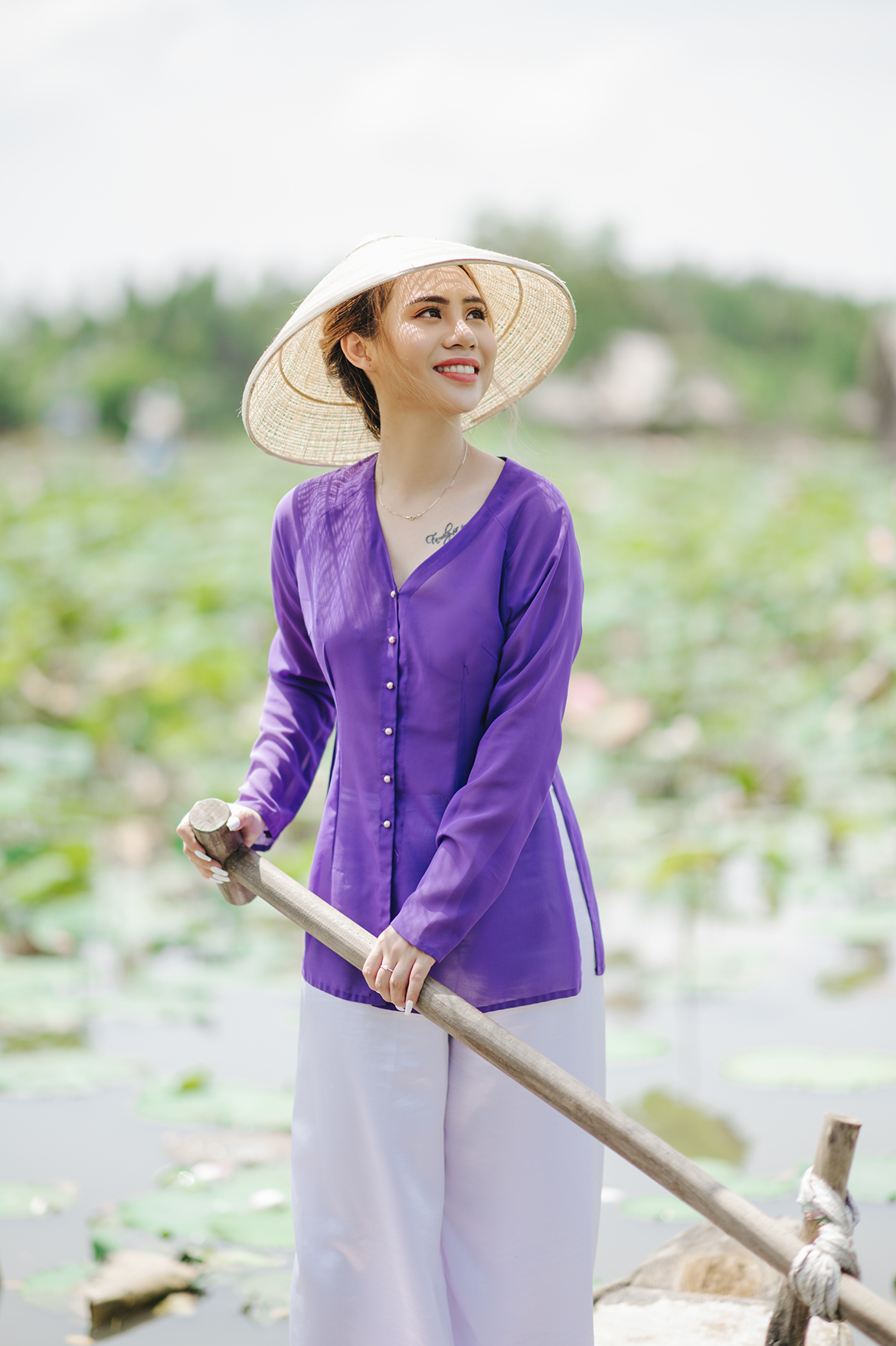 đồng phục bà ba khu du lịch