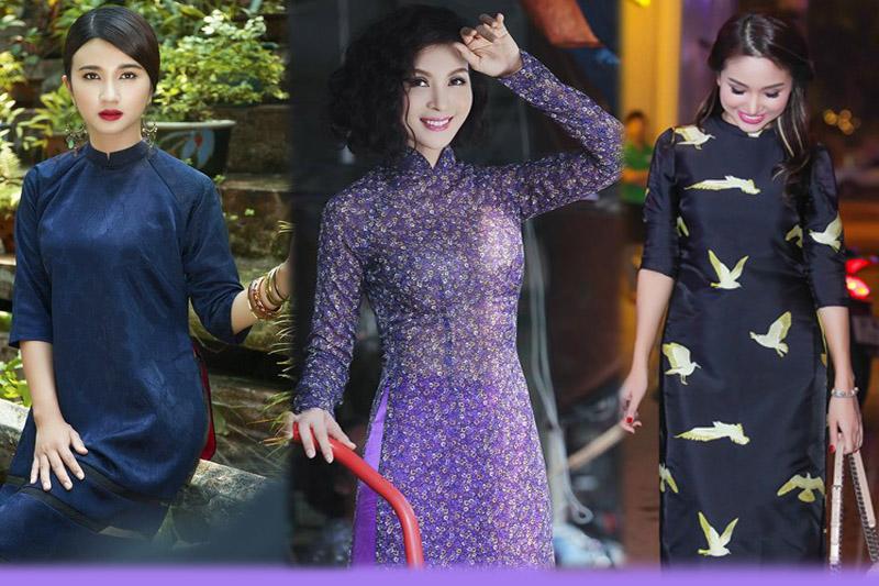 Mua áo dài cho người mập cần chọn chất liệu co giãn, thoải mái
