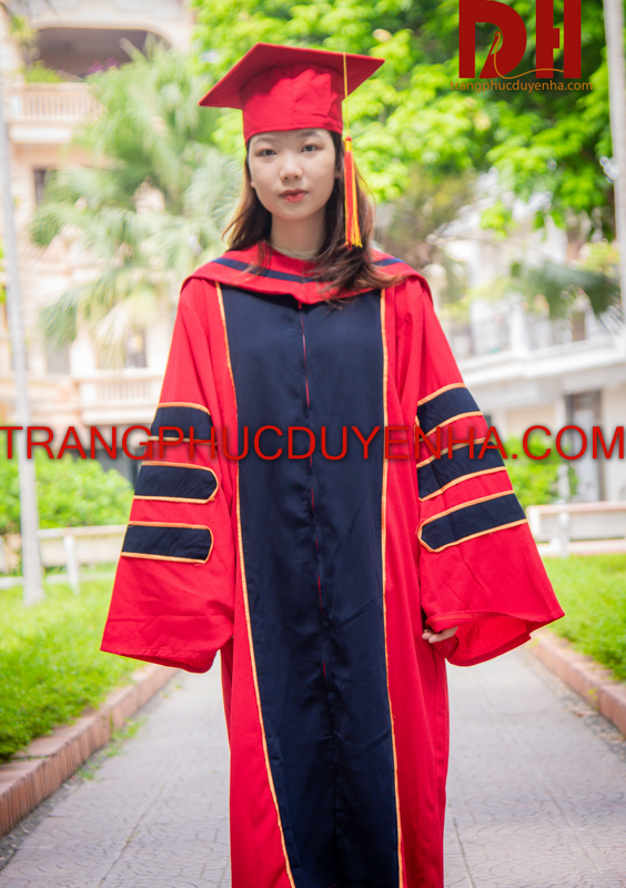 Áo cử nhân lễ phục trao bằng tiến sĩ