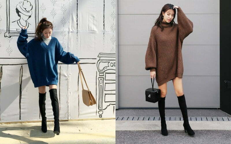 Tết mặc gì đẹp? - Áo len oversize
