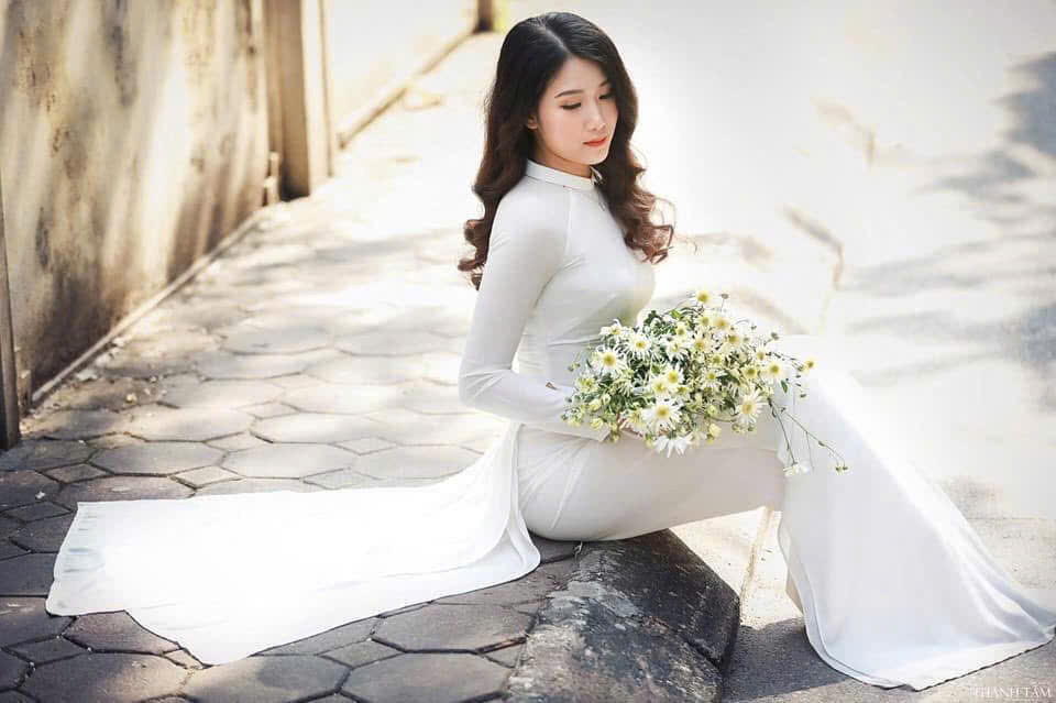 áo dài đồng phục giáo viên