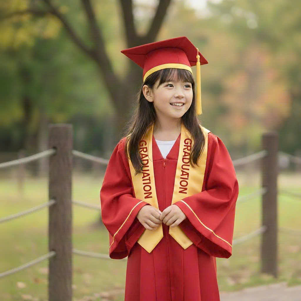 Mẫu áo cử nhân mầm non hot 2026