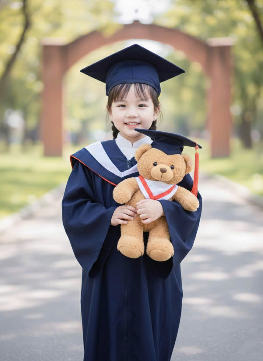 áo cử nhân mầm non giá tốt