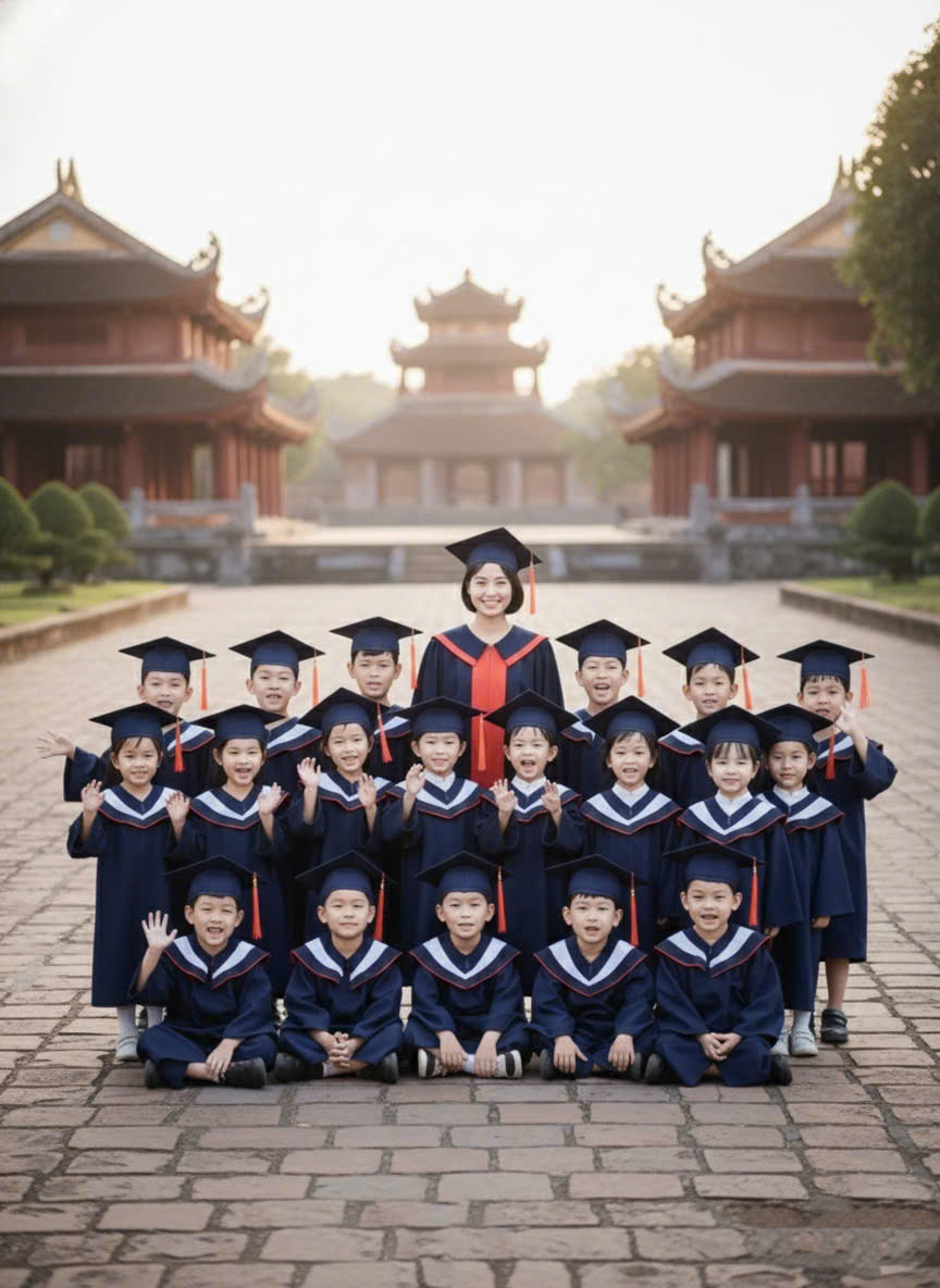 bán và cho thuê áo cử nhân mầm non