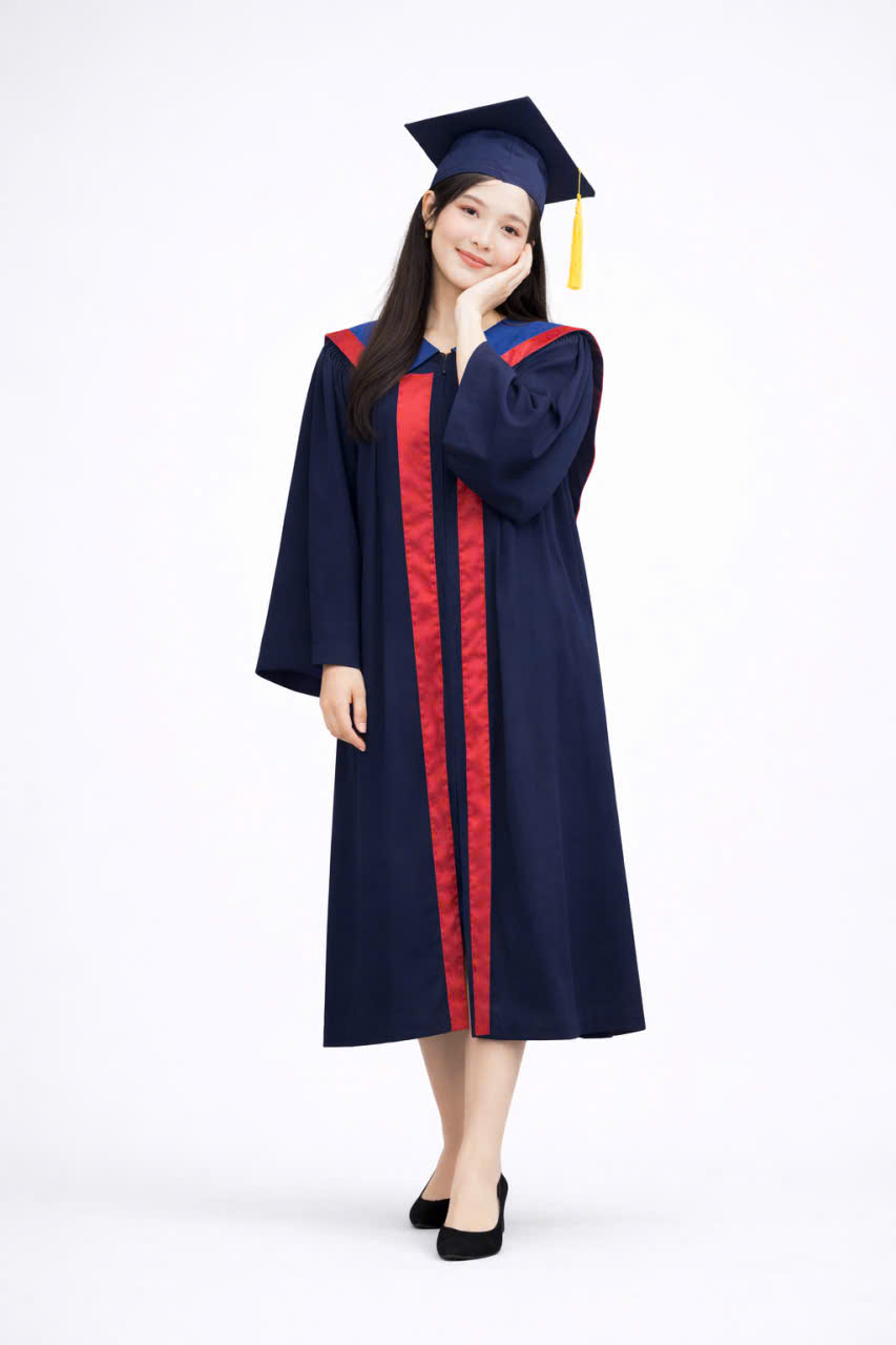 áo cử nhân Đại học Ngoại ngữ đại học Quốc Gia Hà Nội
