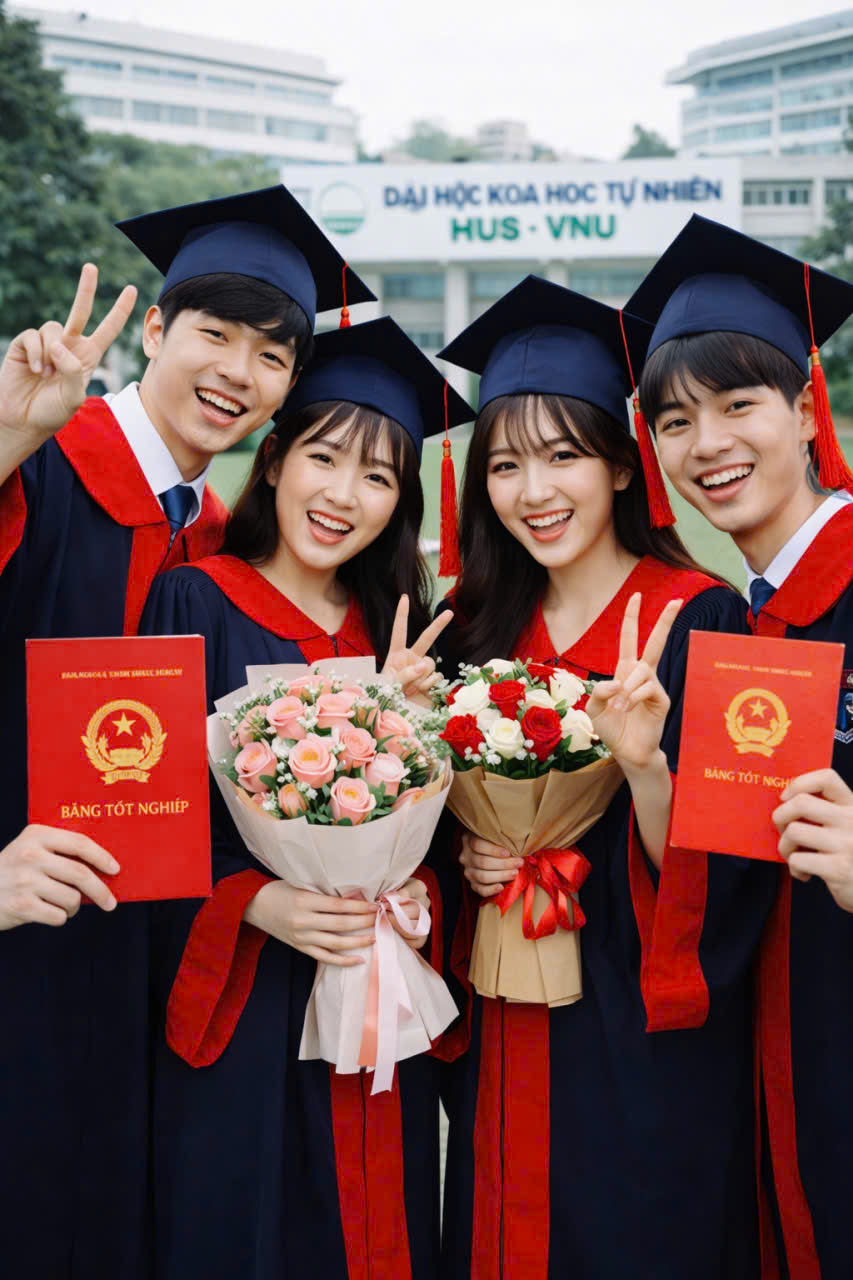 Thuê áo cử nhân HUS