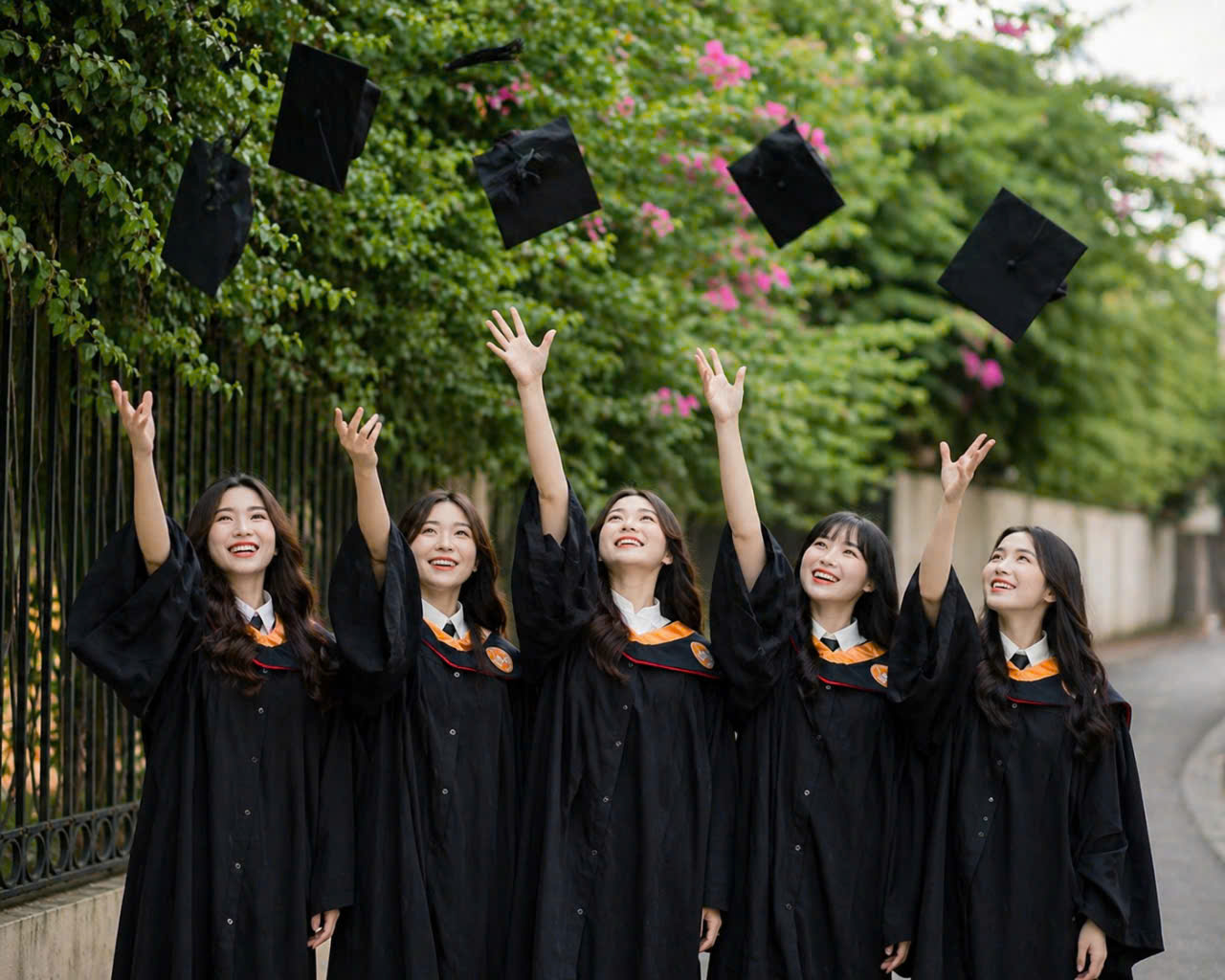 thuê áo tốt nghiệp BAV giá tốt