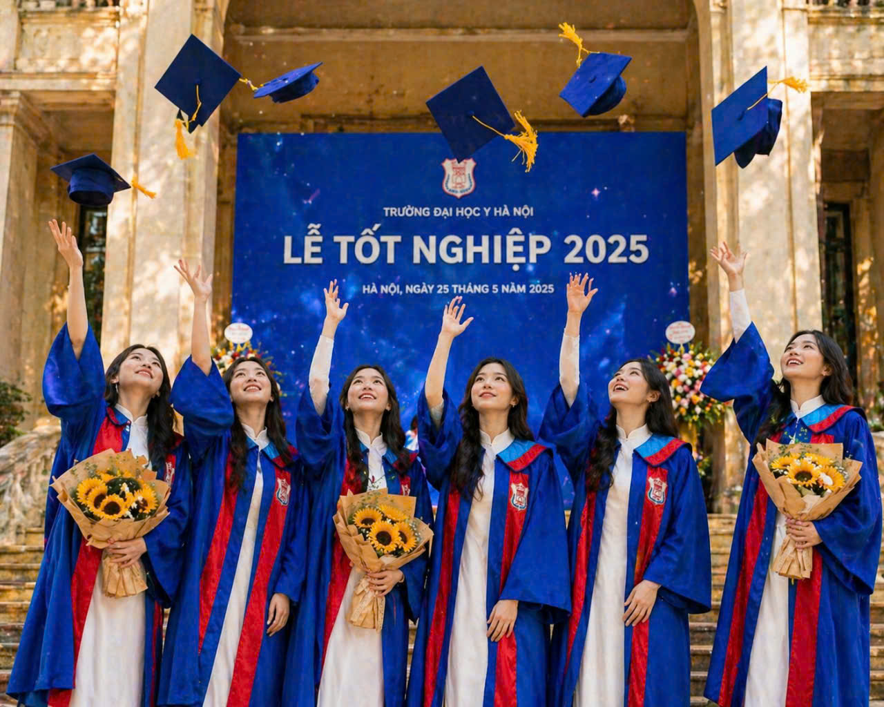 thuê áo cử nhân HMU giá tốt