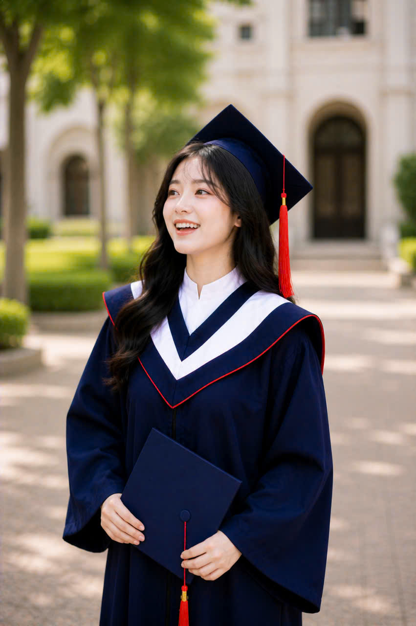 Thuê áo tốt nghiệp Đại học Kiến Trúc Hà Nội