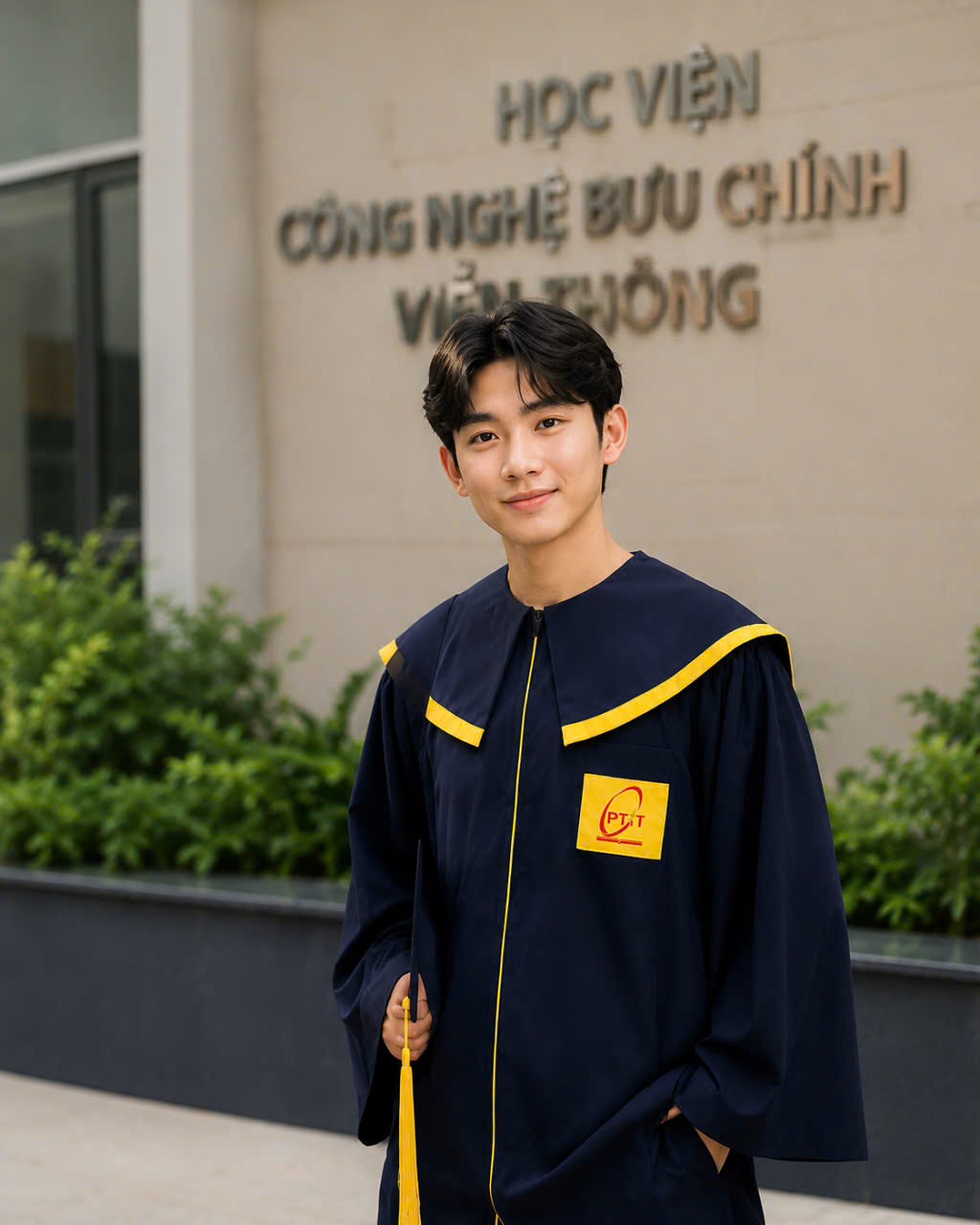 Thuê áo tốt nghiệp PTIT