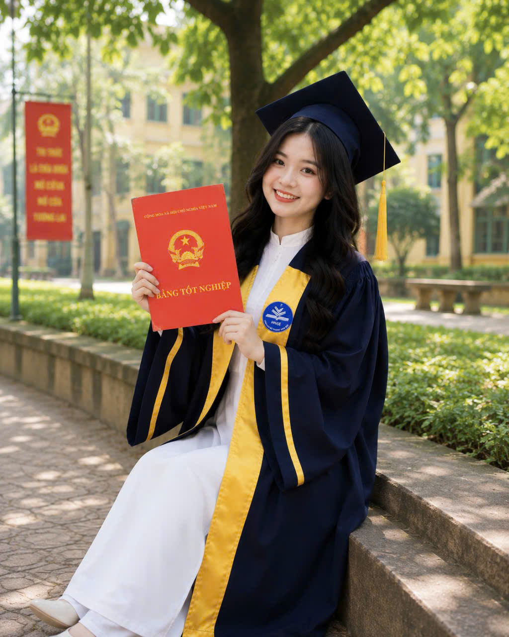 thuê áo cử nhân HNUE
